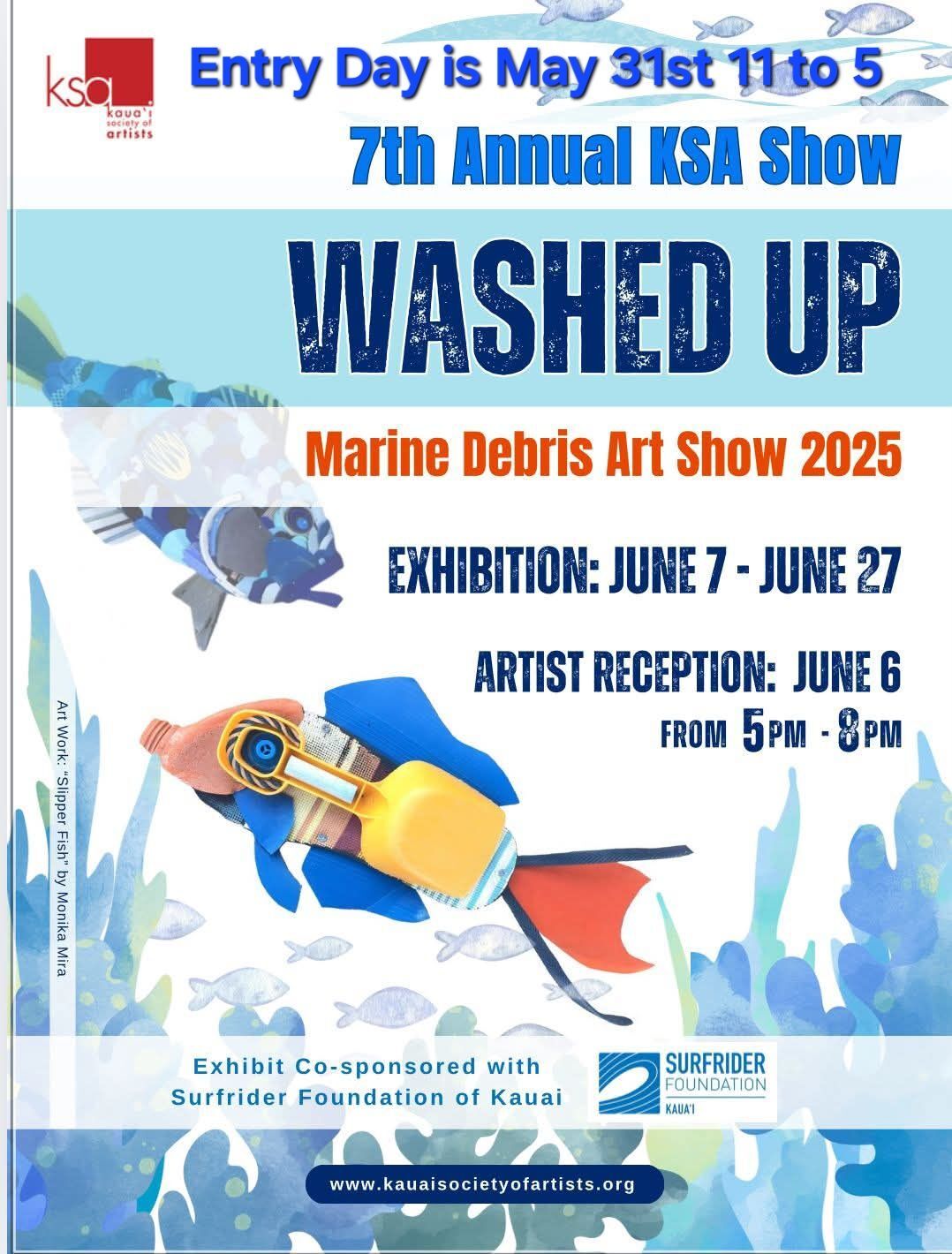 Washed Up Entry Day May 31